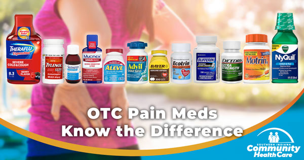 Over the counter Pain meds -- Know the Difference